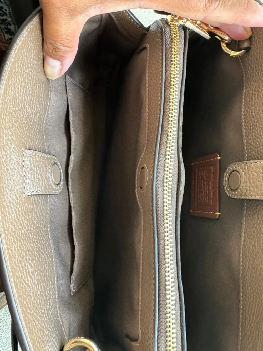 Coach Savannah Carryall Large Taupe